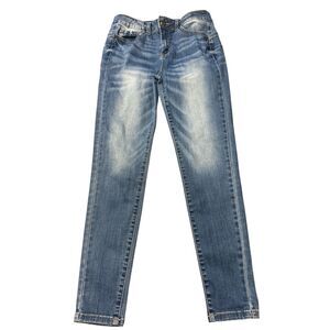Wax Jean Women's Butt I Love You Skinny Jeans Blue Size 7